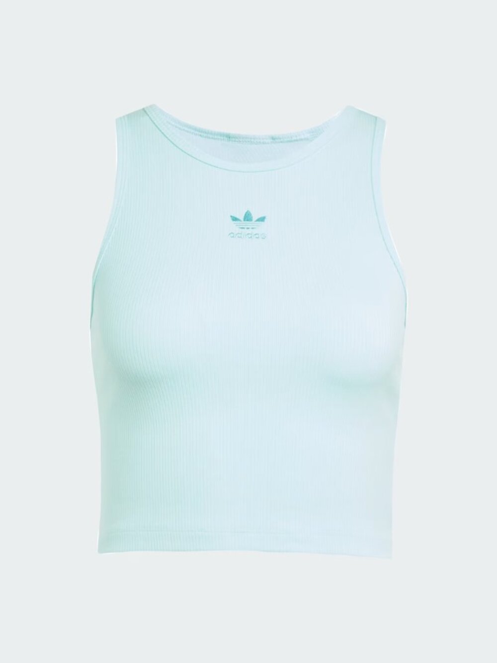 adidas Semi Flash Aqua Ribbed Tank Top size Small - Picture 6 of 11